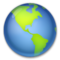 Globe Showing Americas emoji on LG